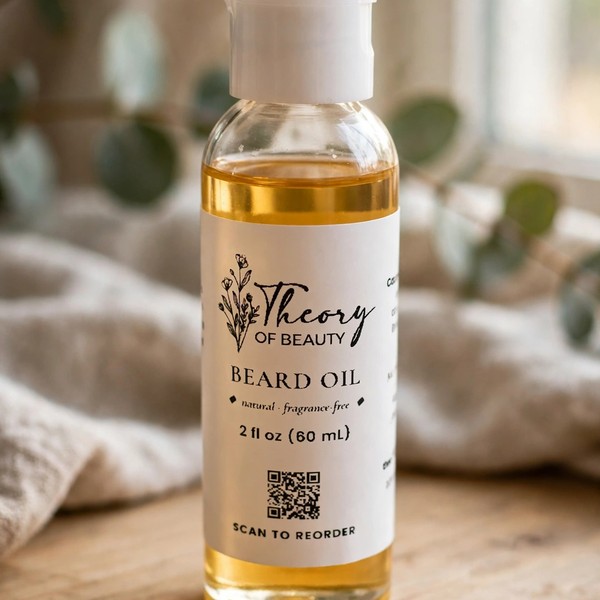 Unscented Beard Oil bottle